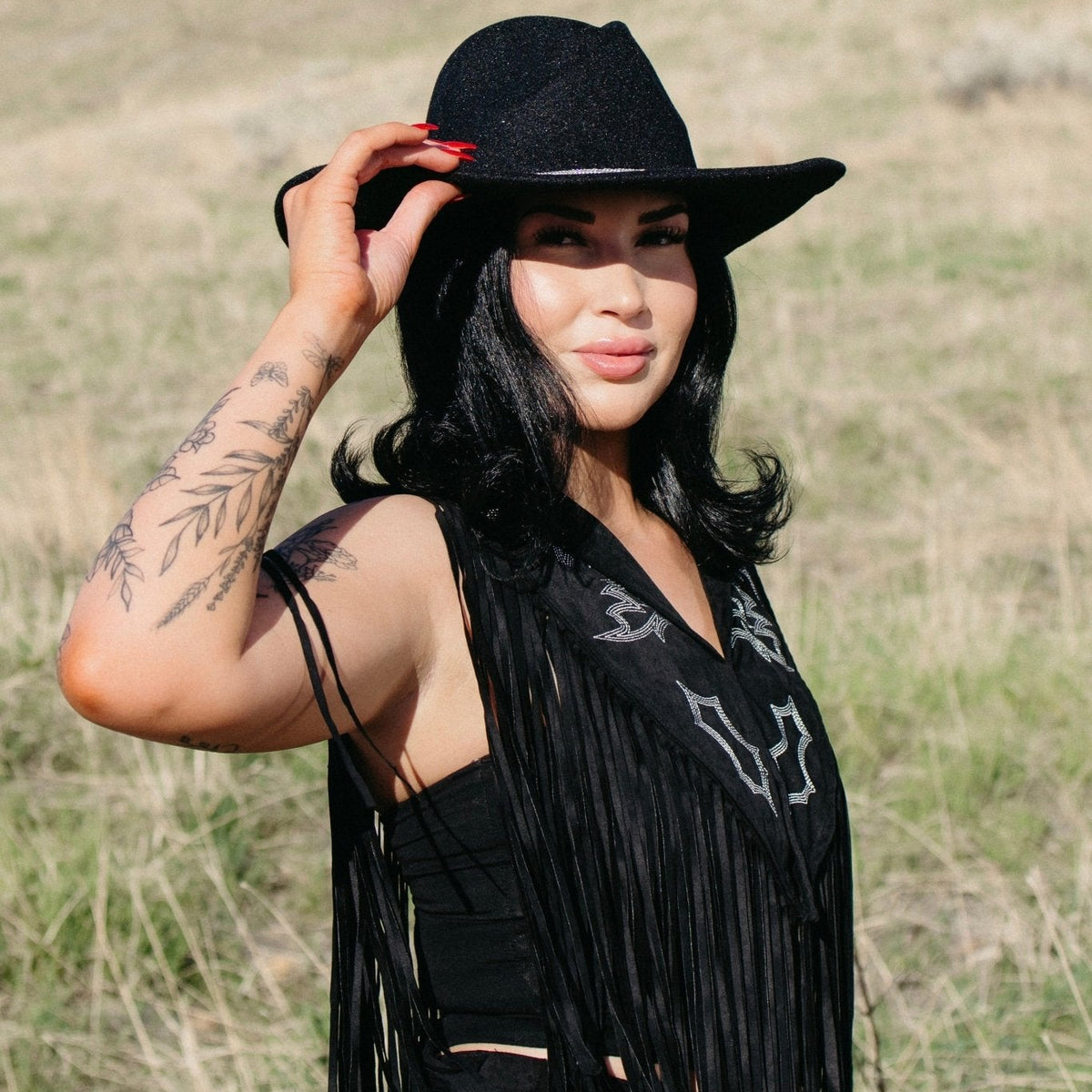 NEW Free People McVie Cashmere Rancher Hat Country Festival Cowgirl Cottagecore Custom Cowboy Hat: Cream Coastal Cowgirl Shabby Chic Western  main image 3