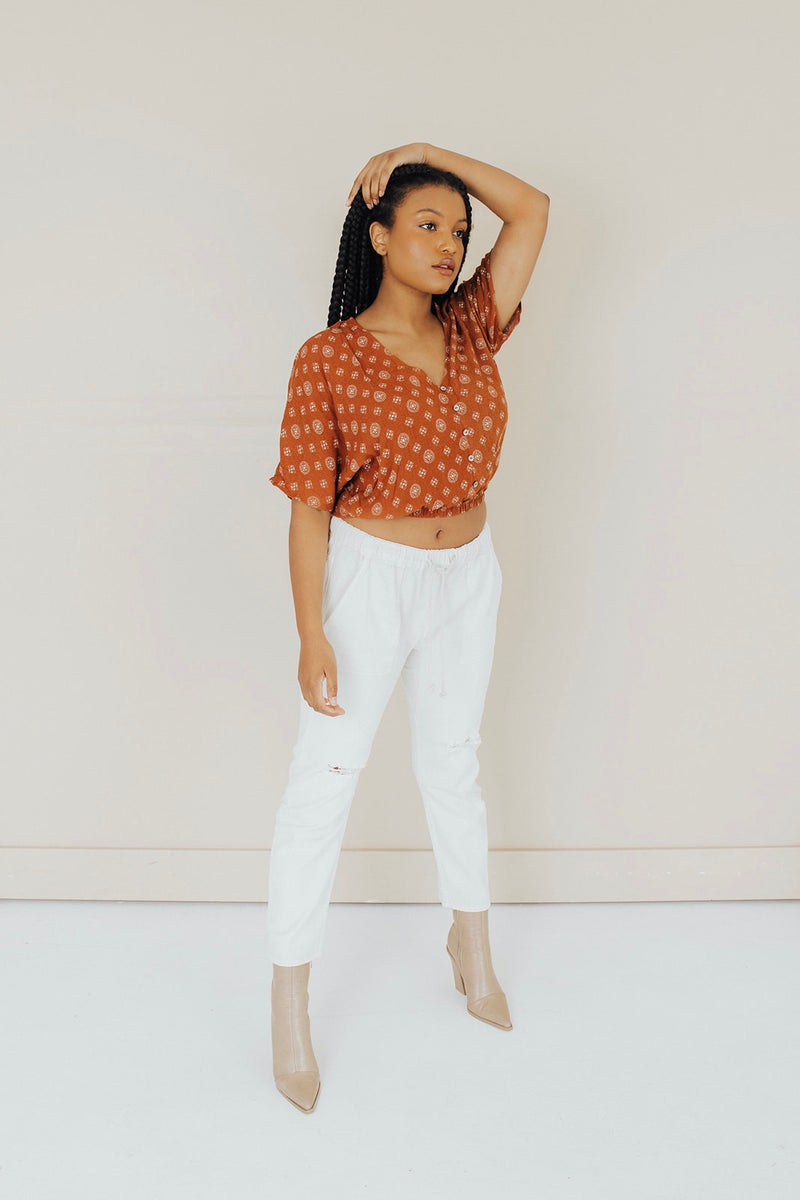 Forrester Button Blouse - FINAL SALE