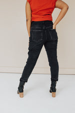 Mitzy Distressed Belted Jeans
