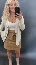 Camelina Polka Dot Mini Skirt - FINAL SALE