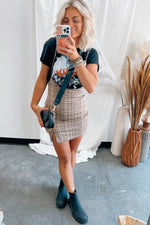 Luciela Plaid Suspender Dress - FINAL SALE