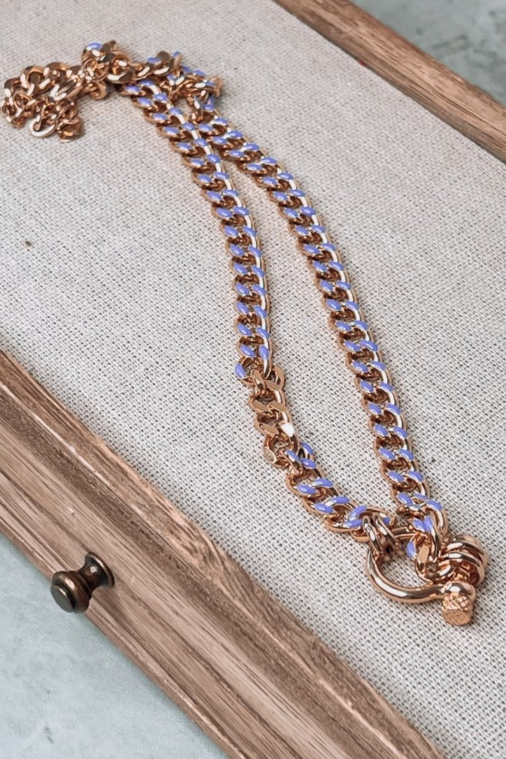 Cordelia Colored Chain Necklace