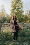 Rhetta Washed Long Flannel - FINAL SALE