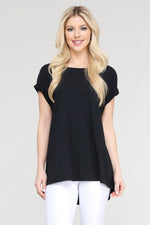 Laila Cap Sleeve Basic Tee