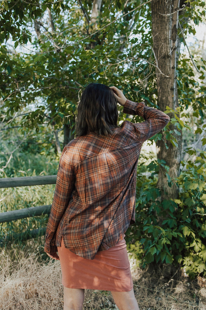 Heath Button Flannel