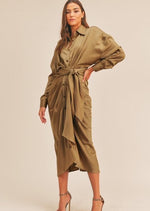 Vance Buttoned Shirt Dress - FINAL SALE