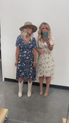 Sianna Floral Midi Dress - FINAL SALE