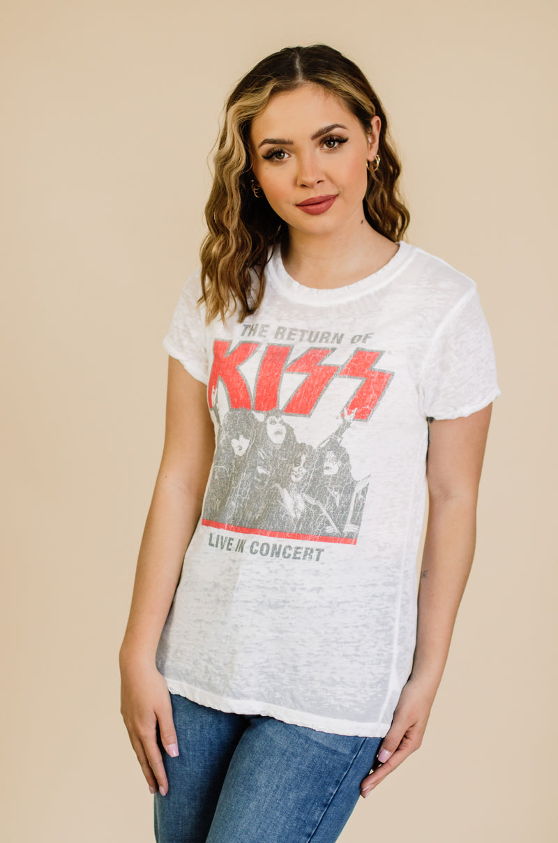 Kiss Concert Graphic Tee - FINAL SALE