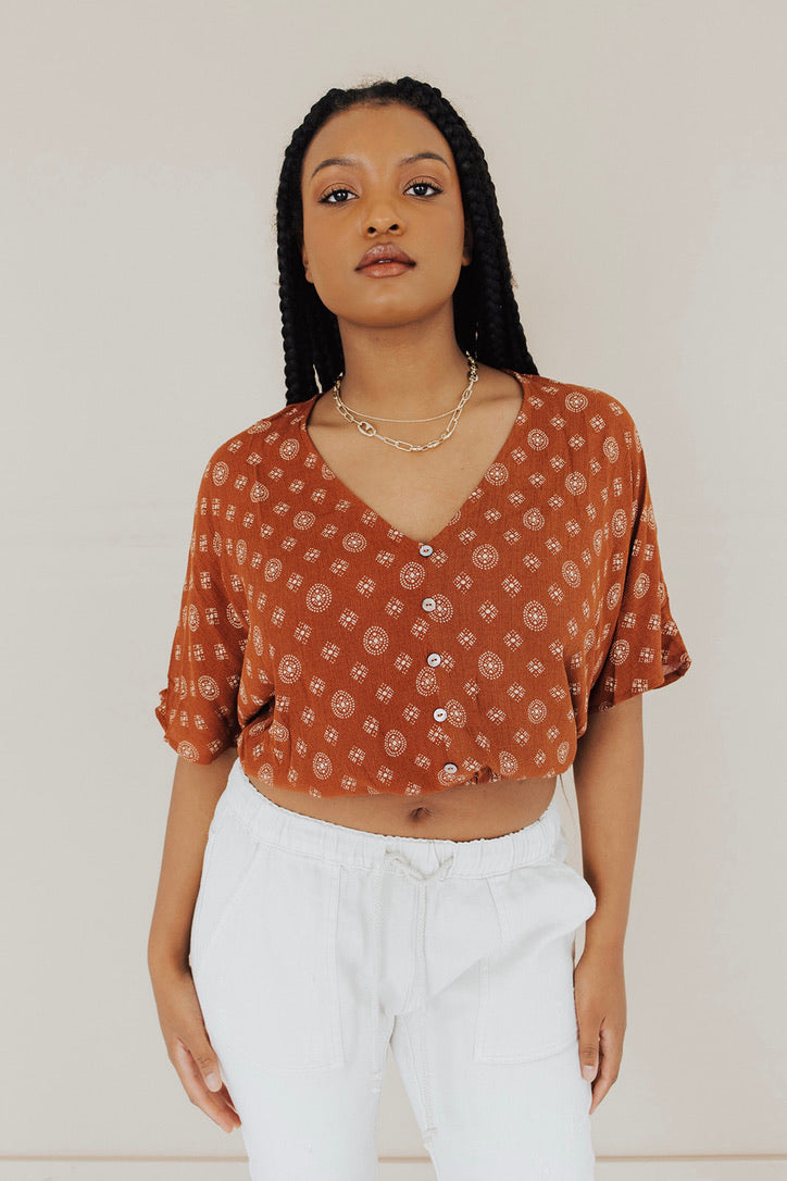 Forrester Button Blouse - FINAL SALE