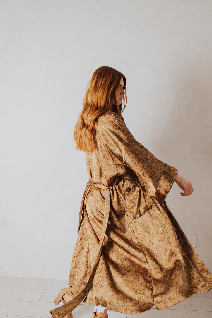 Alessandra Silky Kimono