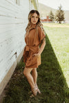 Sunset Secrets Tie Romper