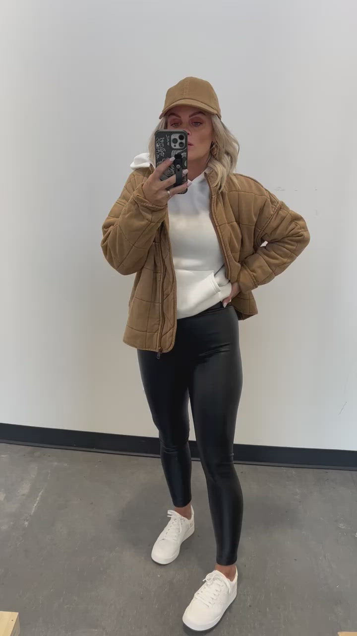 Aliyah Faux Leather Leggings - FINAL SALE