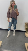 Bendetta Wide Rib Knit Top