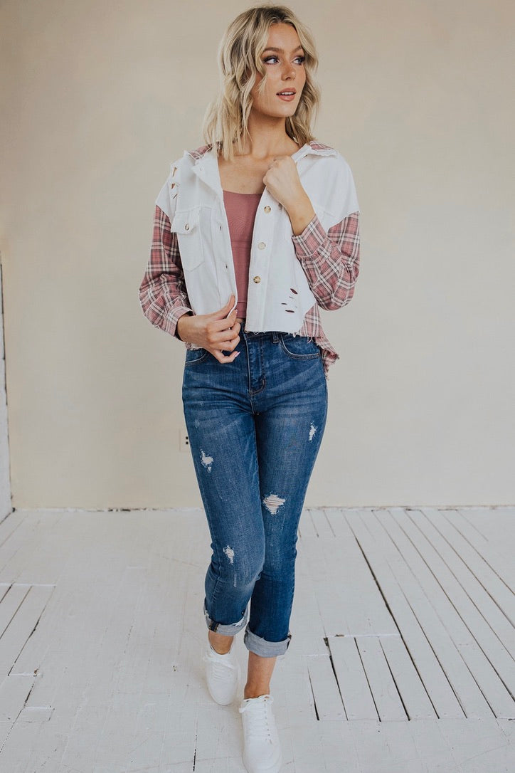 Harley Plaid Hooded Jacket - FINAL SALE