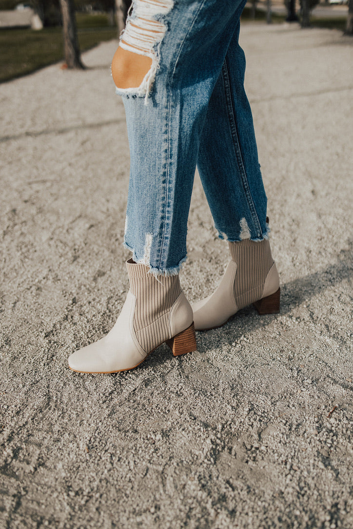 Nadia Ribbed Booties