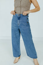 Harlene Button Crop Jeans