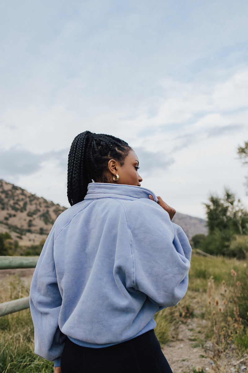 Mira Button Collared Sweatshirt