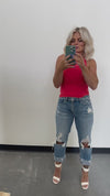 Cosmo Ribbed Tank Top - FINAL SALE