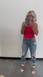 Cosmo Ribbed Tank Top - FINAL SALE