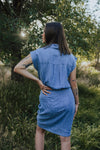Addilyn Button front Mini Dress