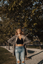 Marina Button Crop Top - FINAL SALE