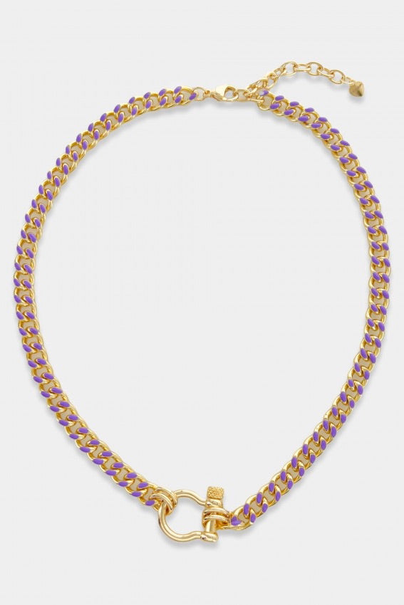 Cordelia Colored Chain Necklace - FINAL SALE