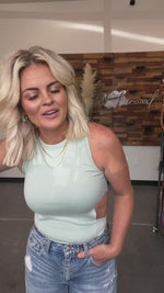 Jory Side Cut Out Bodysuit - FINAL SALE