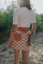 Brinkley Checkered Skirt