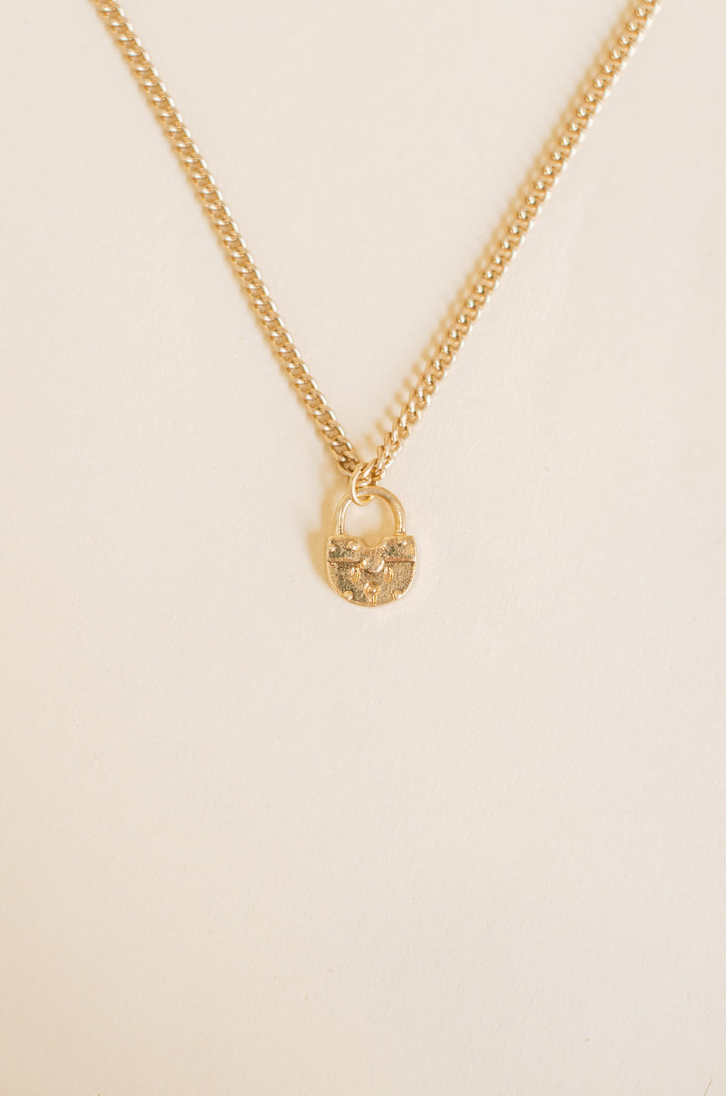 Maquinn Padlock Necklace - FINAL SALE