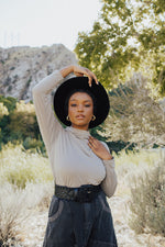 Brea Mock Neck Top