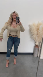 Bellamy Knit Crop Cardigan - FINAL SALE