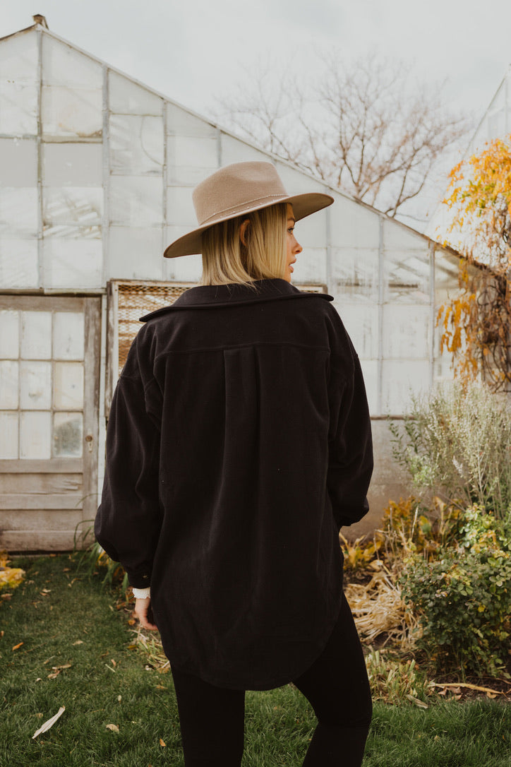 Leslie Button Down Shacket - FINAL SALE