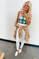 Hailey Gingham Crop Tank