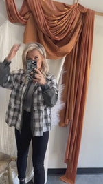 Milana Plaid Shacket