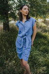 Addilyn Button front Mini Dress