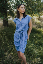 Addilyn Button front Mini Dress