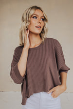 Bendetta Wide Rib Knit Top