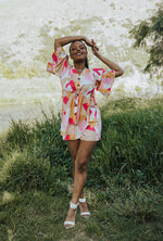 Britta Button Front Drawstring Dress - FINAL SALE