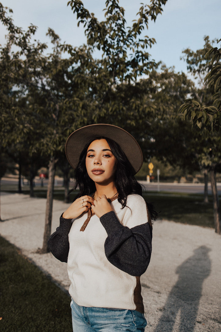 Effie Three-Toned Sweater