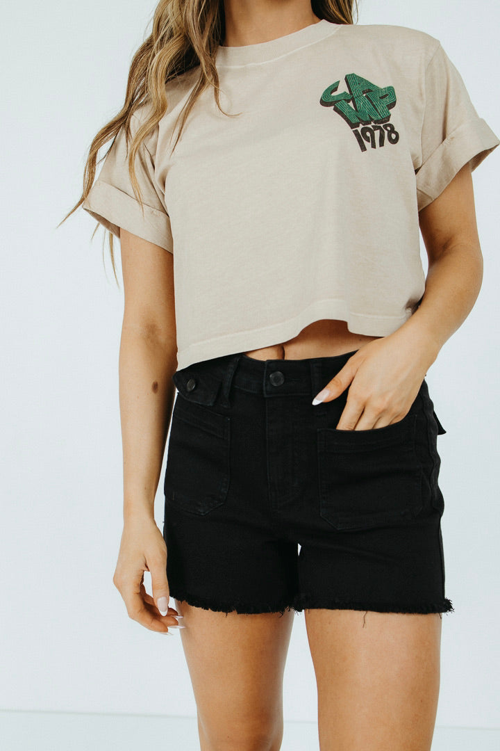 Camp 1978 Cropped Graphic Tee - FINAL SALE