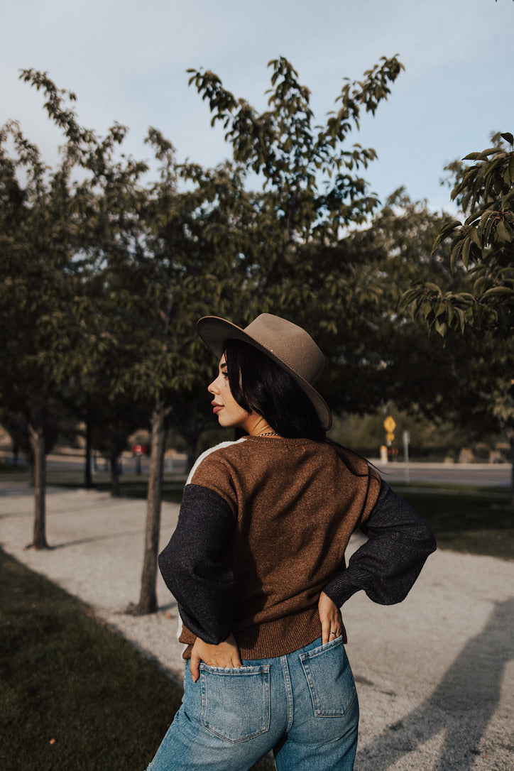 Effie Three-Toned Sweater