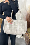 Clark Woven Tote Bag Lux Collection