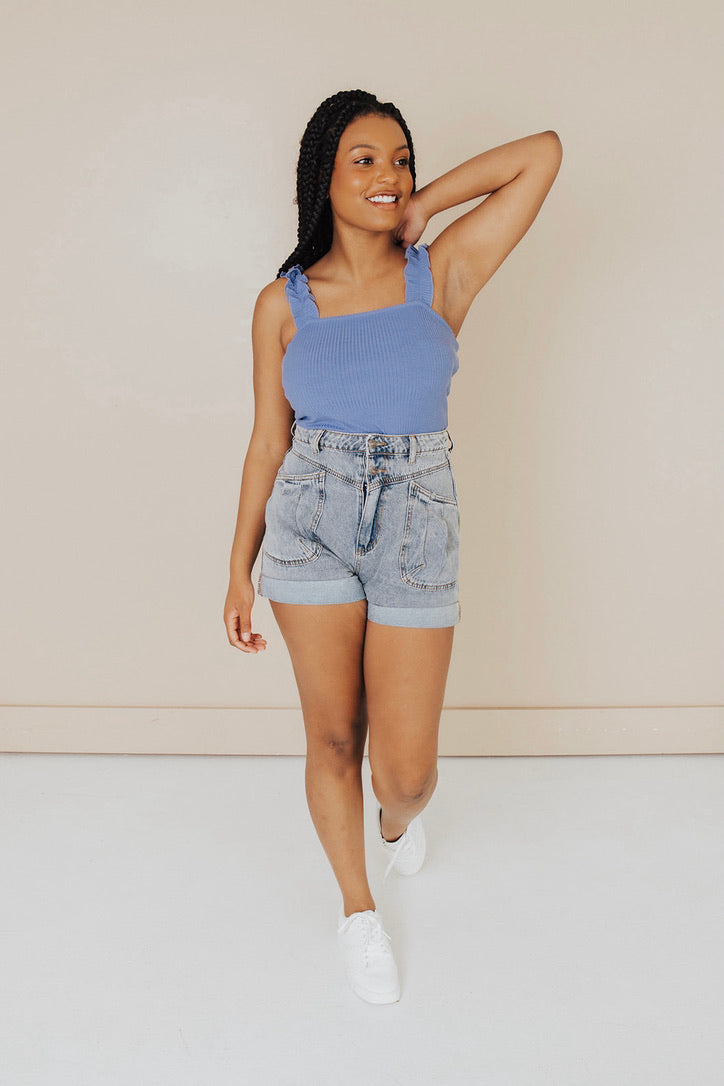 Blue Watson Bodysuit - FINAL SALE