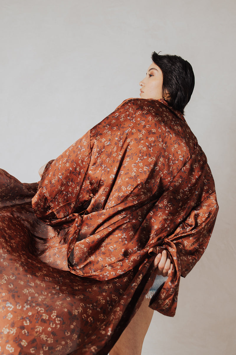 Alessandra Silky Kimono