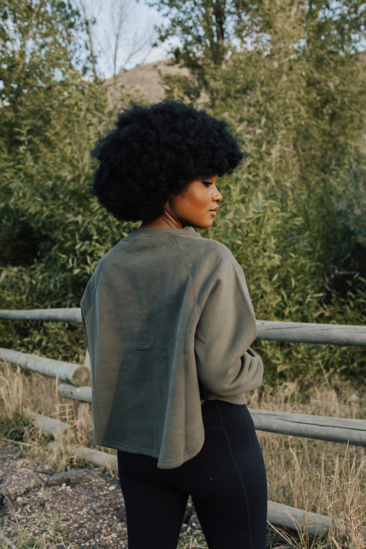 Beckett French Terry Crop Top