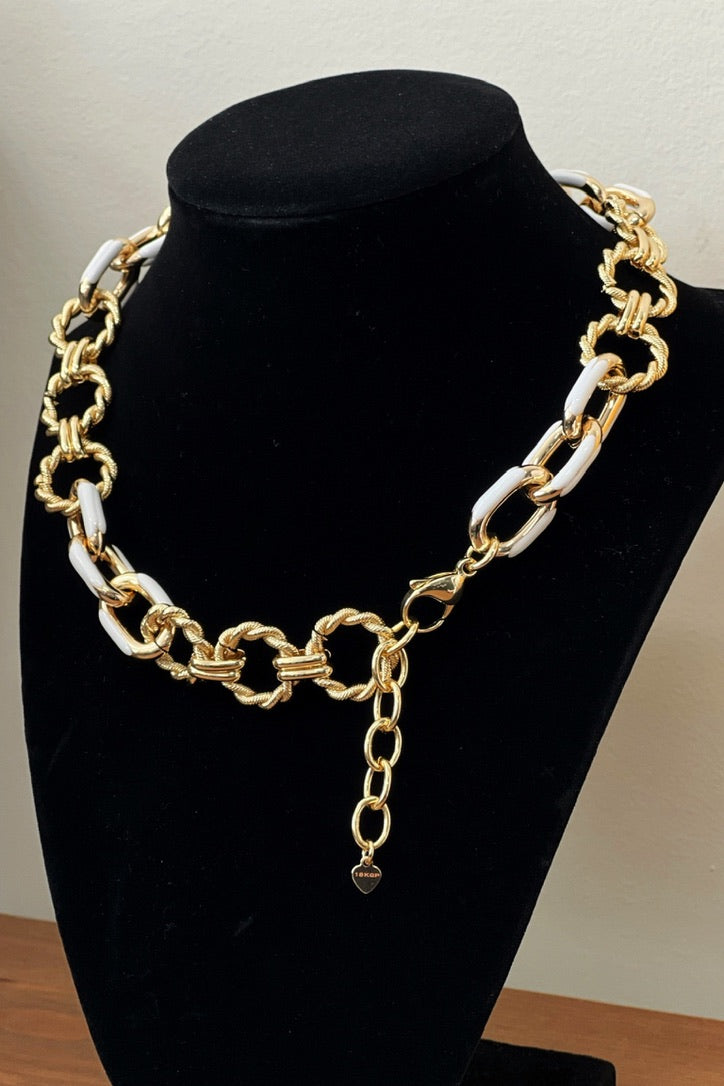 Penelope Twisted Chain Necklace - FINAL SALE