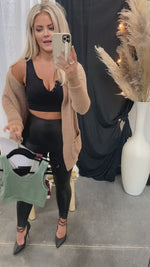 Marina Button Crop Top - FINAL SALE