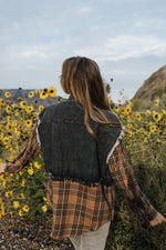 Lumbridge Split Denim Shacket - FINAL SALE