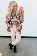 Berry Flannel Shacket