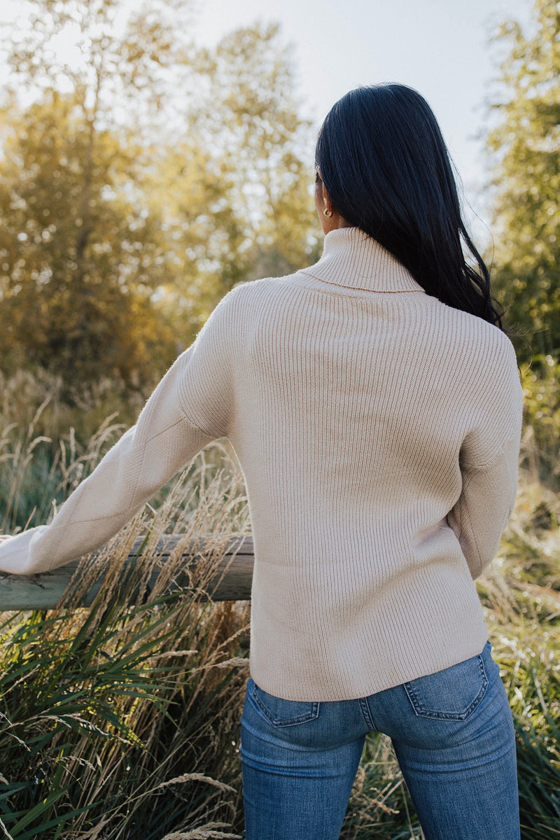 Argile Weave Turtle Neck Sweater - FINAL SALE